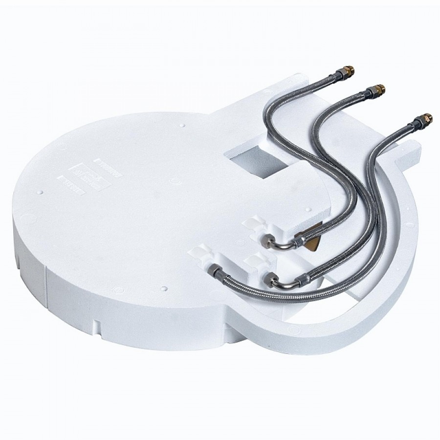 iControl set de finition encatr� avec robinet d'arr�t et inverseur 15955 Hansgrohe