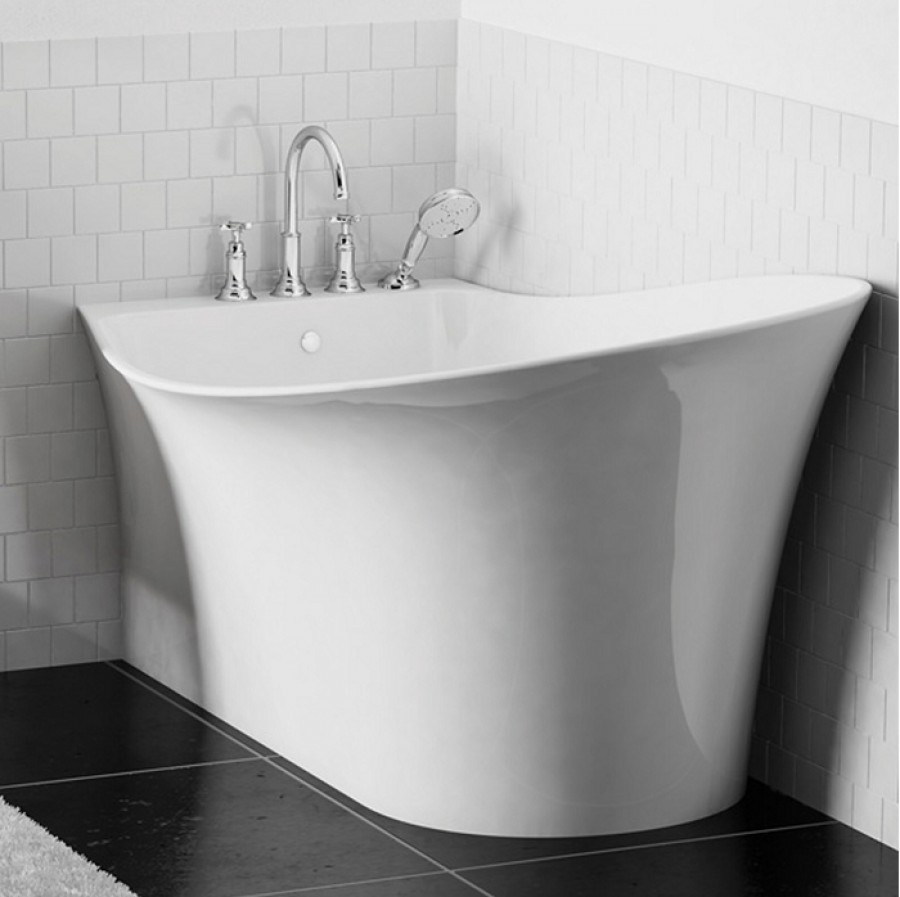 Baignoire rétro design d'angle cedam 160x95 métis, angle à ... Sabot Baignoires décor
