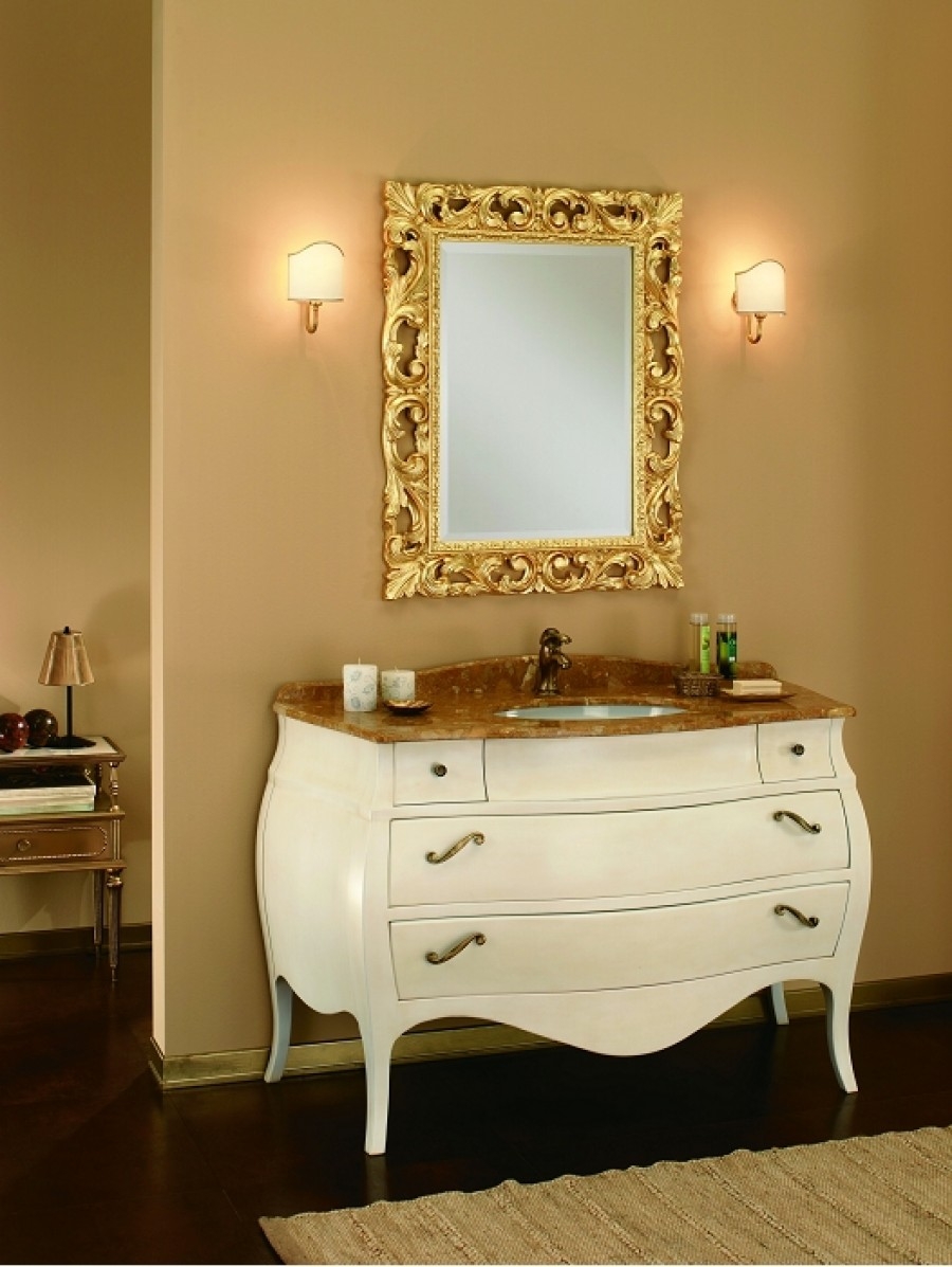 Meuble de salle de bain New Baroque composition 9 - Cr&egrave;me