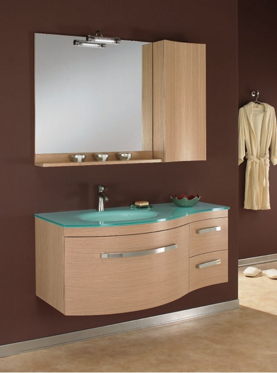 Meuble de salle de bain Ambra compostirion 4 - Teck
