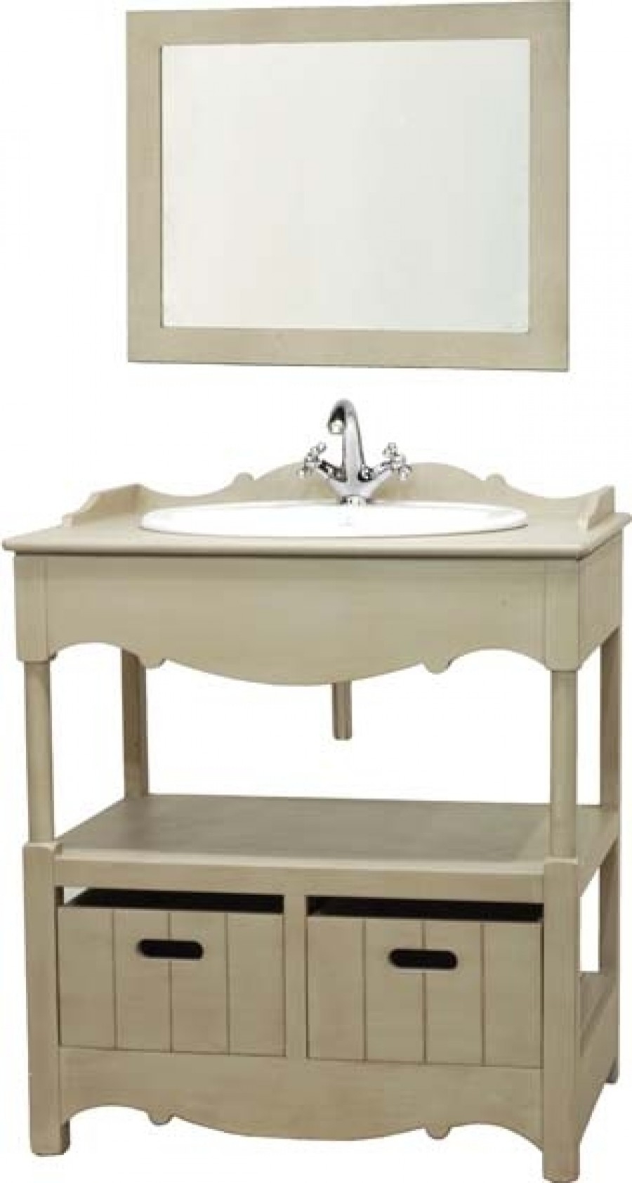 Meuble de salle de bain simple vasque Sarriette 3312