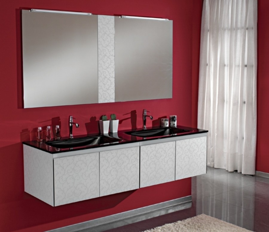 Meuble de salle de bain Cristal compo 2 EUROBAGNO