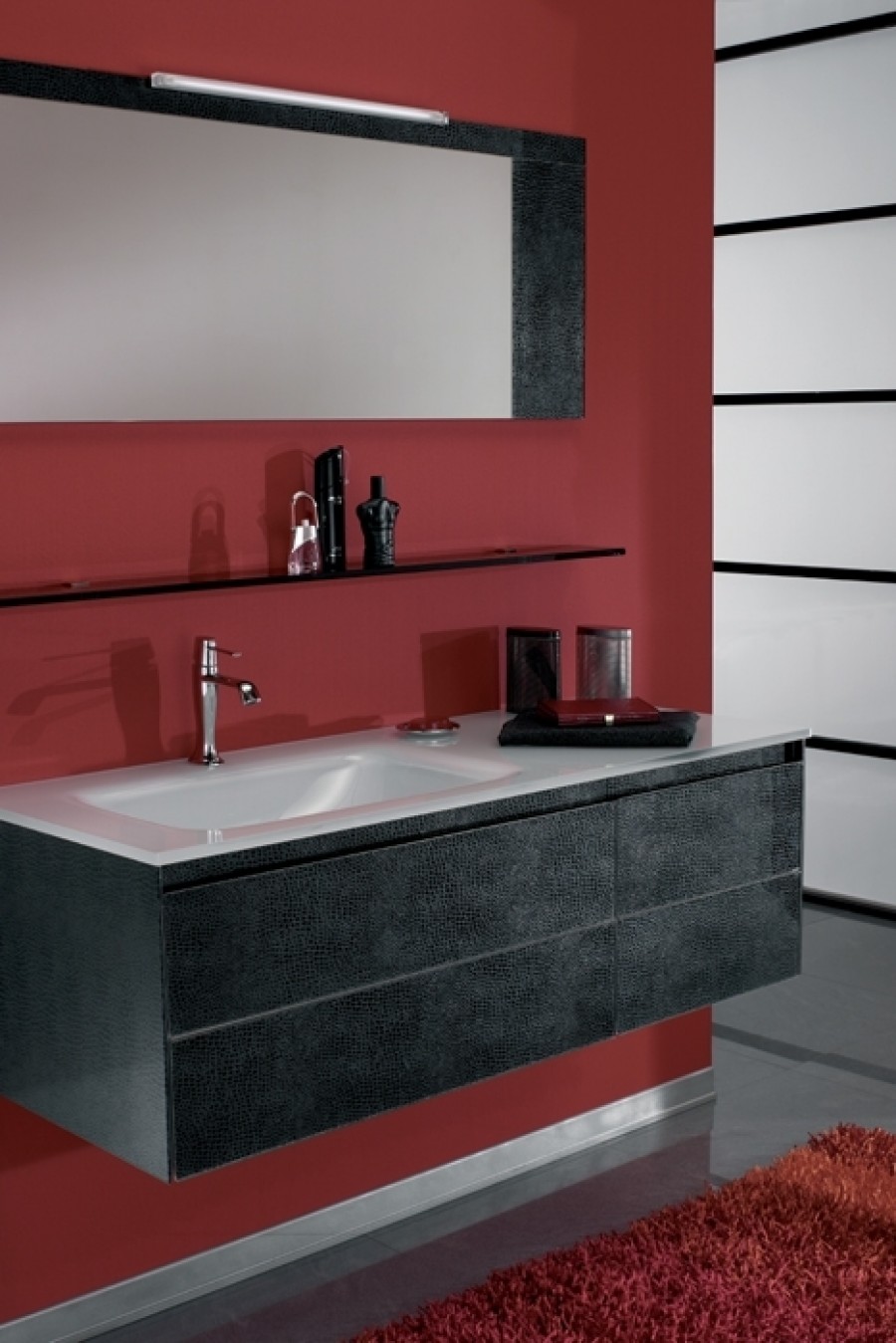 Meuble de salle de bain Cristal compo 5 EUROBAGNO