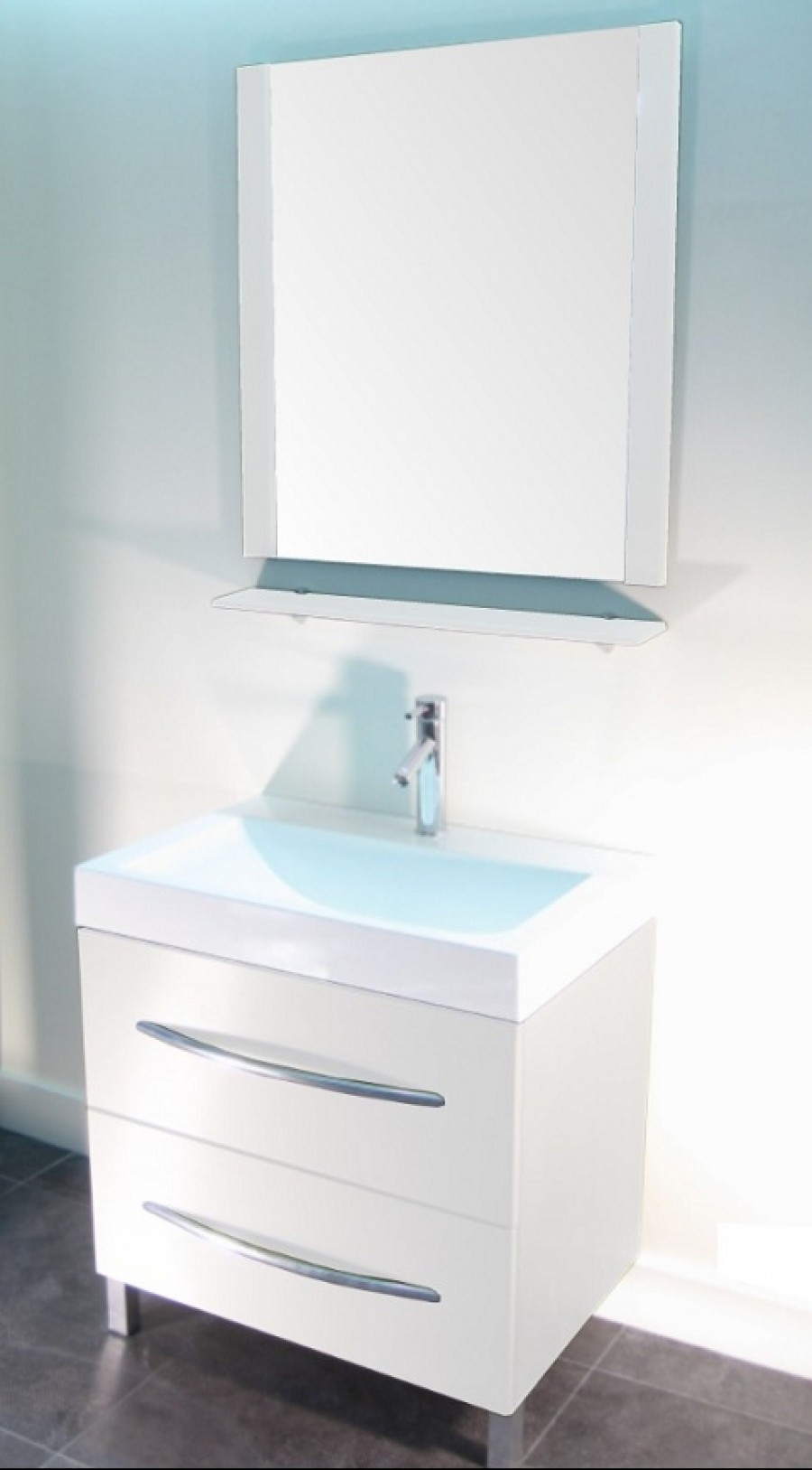 Meuble Square 75 cm Blanc
