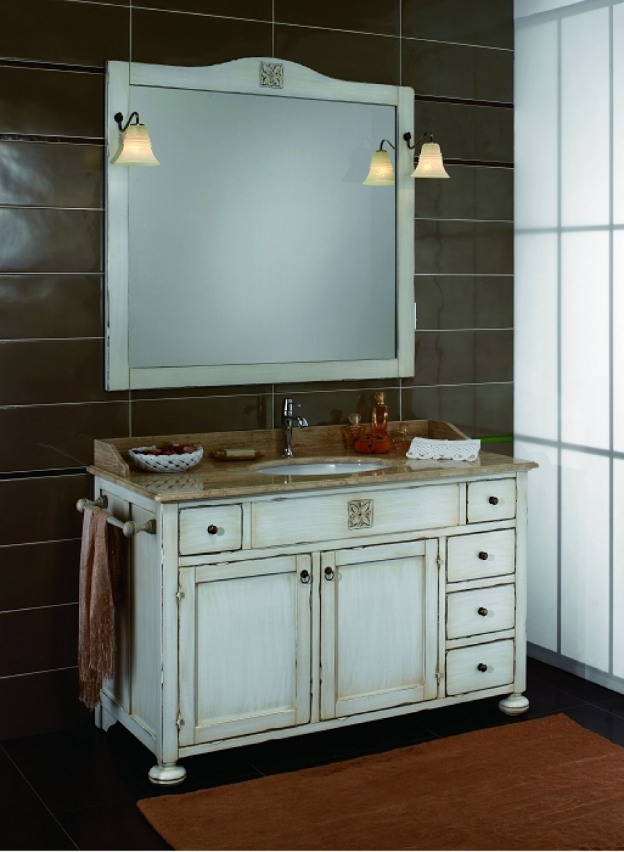 Meuble de salle de bain Ricordi Composition 23 Blanc Antique