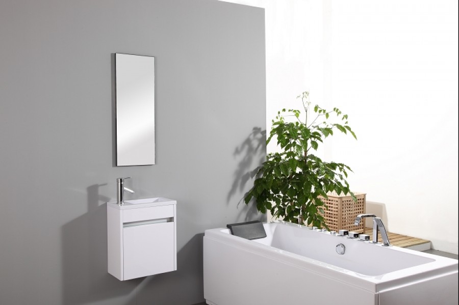 Meuble lave-mains CALYPSO Blanc