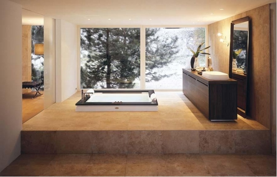 Baignoire balnéo 2 places aura plus 180x150 teck jacuzzisanitaire ... Décor Balneo Baignoires