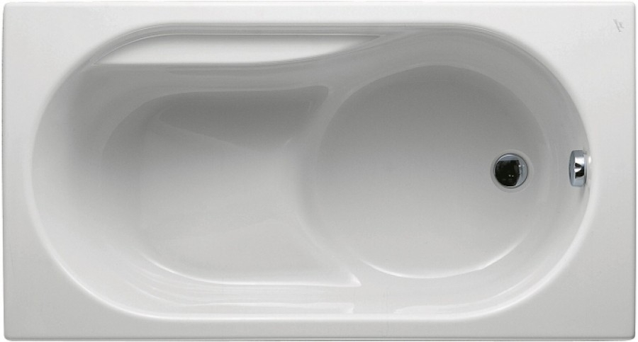 Baignoire nue rectangulaire sabot praxis 130x70sanitaire.fr ... Décor Rectangulaire Baignoires