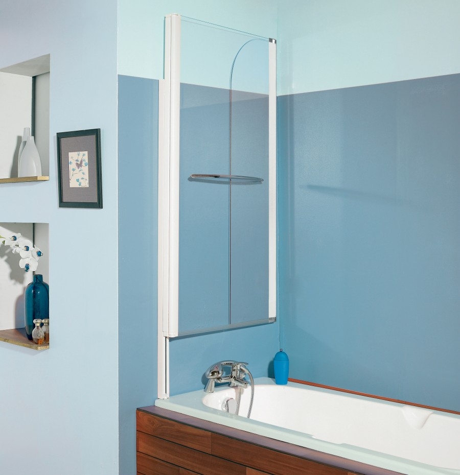 Pare-baignoire-2-panneaux-pivotant-et-relevable-110x140cm-...