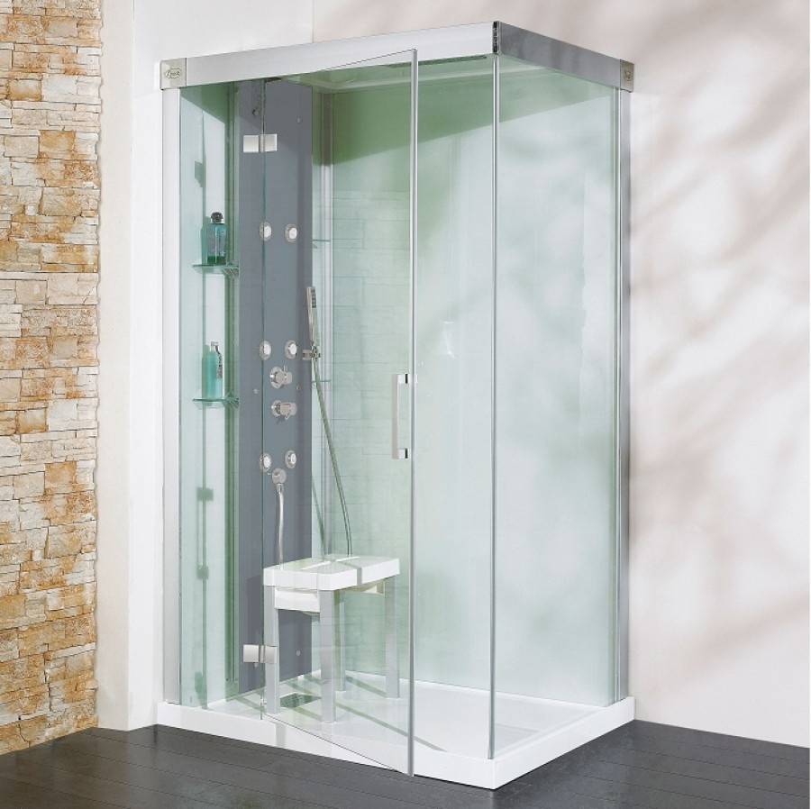 Cabine de douche Kineform Hydrobrumisante 120x90 - Pivotante ... Cabine de douche Kineform Hydrobrumisante 120x90 - Pivotante ...