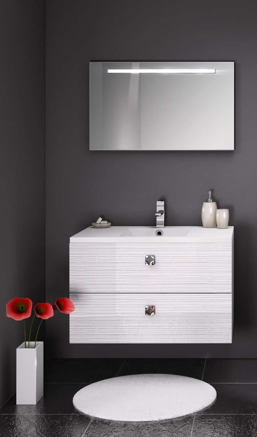 Demi Colonne 1 Porte 1 Tiroir Serigloss Blancsanitaire Fr Meuble Meuble Salle De Bain Discac ~ Demi Colonne 1 Porte 1 Tiroir Serigloss Blancsanitaire Fr Meuble