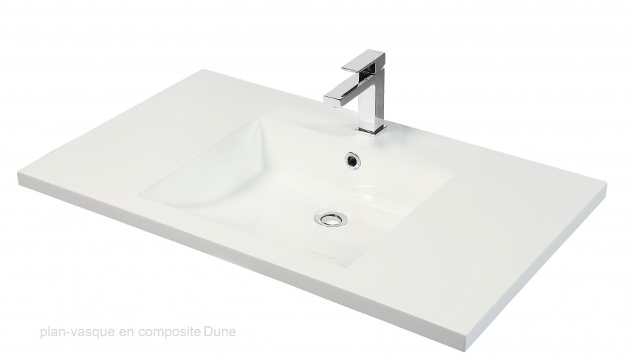 Salle De Bain Bleu Grise Et Blanc ~ meuble simple vasque vogue 90 opale anthracitesanitaire fr meuble Salle De Bain Bleu Grise Et Blanc ~ meuble simple vasque vogue 90 opale anthracitesanitaire fr meuble