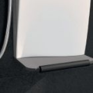 Repose-Pieds Mural Pliable En Aluminium - Antidérapant Pour Douche, Salle De Bain, Entrée Ou Couloir (Argent)
