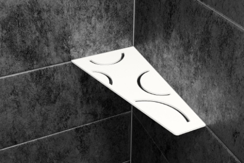 Tablette de Douche Schlüter Shelf E S2 Gris Curve