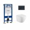 Avis sur : Pack Geberit UP320 + Cuvette sans bride KELOS Blanc Mat + Plaque Sigma