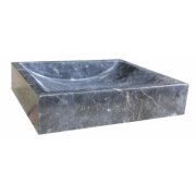 Vasque à poser en pierre rectangulaire noir UC3007