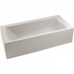 Baignoire rectangulaire nue Connect 170x75 avec trop plein caché