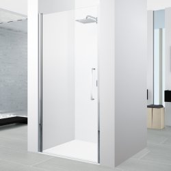 Porte pivotante YOUNG 1B 100cm Goutte d'eau Chromé Porte pivotante YOUNG 1B 100cm Goutte d'eau Chromé