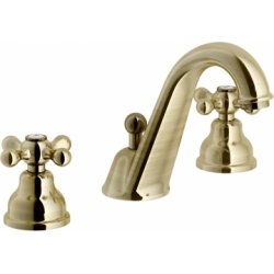 Mélangeur lavabo 3 trous rétro vieux bronze Grazia GRC5011/1BR Mélangeur lavabo 3 trous rétro vieux bronze Grazia GRC5011/1BR