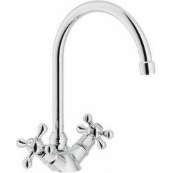 Mélangeur bec orientable rétro chromé Grazia GRC5117/CR Mélangeur bec orientable rétro chromé Grazia GRC5117/CR
