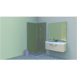 Habillage mural Décofast Classic - pack standard 2P Taupe H2000 x L900mm Habillage mural Décofast Classic - pack standard 2P Taupe H2000 x L900mm