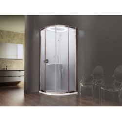 Cabine de douche Eon Hydromassage 1/4 de rond de novellini plusieurs versions