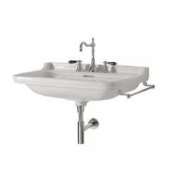Vasque Rétro céramique WALDORF à suspendre 60 cm - 3 trous Vasque Rétro céramique WALDORF à suspendre 60 cm - 3 trous