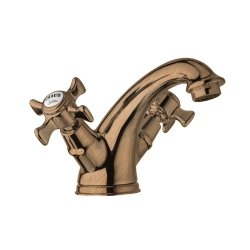Mélangeur lavabo CHAMBORD rétro Or rose brossé - CH10834P Mélangeur lavabo CHAMBORD rétro Or rose brossé - CH10834P