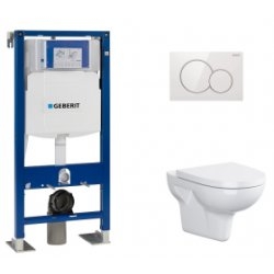 Grohe Pack WC Bâti Autoportant Rapid SL + WC sans bride SAT + Abattant  softclose + Douchette bidet + Plaque chrome - Livea Sanitaire