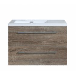 Meuble simple vasque 77 Jupiter 2.0 Bois Foncé sans miroir