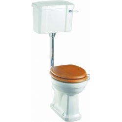 WC BURLINGTON avec levier de réservoir en céramique Taille basse 520 - Abattant frein de chute Chêne WC BURLINGTON avec levier de réservoir en céramique Taille basse 520 - Abattant frein de chute Chêne
