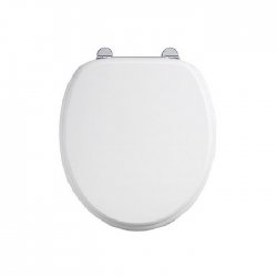 Abattant de WC Blanc Carbamide avec frein de chute