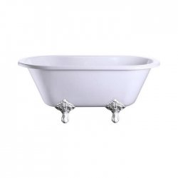 Baignoire Windsor BURLINGTON 150 cm - Pied traditionnel Chromé
