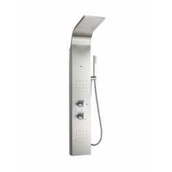 barre de douche murale avec kit douchette en inox 4 coloris, Treemme