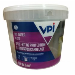 Colle et joint carrelage PLATINIUM V670 acier - seau de 5kg 