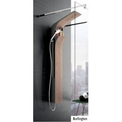 Colonne de douche VANITY S ''Bois'' - Mitigeur mécanique - Novellini Colonne de douche VANITY S ''Bois'' - Mitigeur mécanique - Novellini