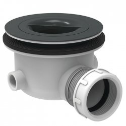 Bonde grise sans capot Ø 90 mm pour receveur Ultra FLat S - K936367 Bonde grise sans capot Ø 90 mm pour receveur Ultra FLat S - K936367