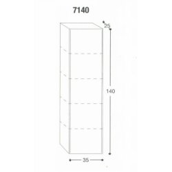 Colonne suspendue Hauteur 140 cm - 7140 Colonne suspendue Hauteur 140 cm - 7140