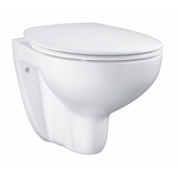 Cuvette WC suspendue GROHE Bau Ceramic sans bride  Cuvette WC suspendue GROHE Bau Ceramic sans bride