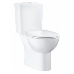 WC à poser GROHE Bau Ceramic sans bride - Abattant frein de chute WC à poser GROHE Bau Ceramic sans bride - Abattant frein de chute