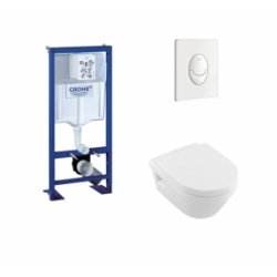 Pack WC Grohe Rapid SL + Cuvette Architectura TwistFlush + Plaque Blanche* Pack WC Grohe Rapid SL + Cuvette Architectura TwistFlush + Plaque Blanche*
