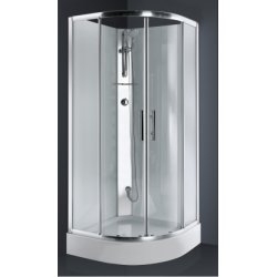 Cabine de douche 1/4 de rond CARAT 90x90 cm Thermostatique Cabine de douche 1/4 de rond CARAT 90x90 cm Thermostatique