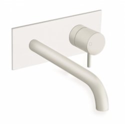 Mitigeur lavabo mural WHITEMAT Triverde - Saillie 225 mm  Mitigeur lavabo mural WHITEMAT Triverde - Saillie 225 mm