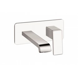 Mitigeur lavabo mural QUADRI S Chromé - Saillie 180 mm Mitigeur lavabo mural QUADRI S Chromé - Saillie 180 mm