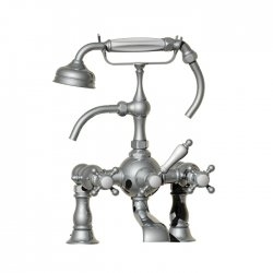 Mélangeur bain/douche sur gorge Julia Nickel brillant - 01.435 NB Mélangeur bain/douche sur gorge Julia Nickel brillant - 01.435 NB