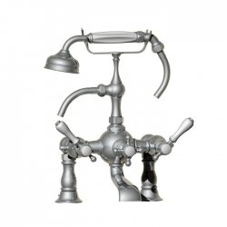 Mélangeur bain/douche sur gorge Victoria Nickel brillant - 01.435 NB Mélangeur bain/douche sur gorge Victoria Nickel brillant - 01.435 NB