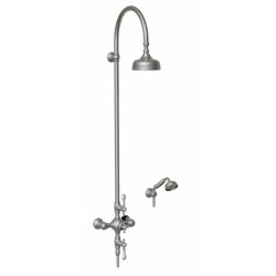 Colonne de douche thermostatique Julia Nickel brillant - 01.744 NB Colonne de douche thermostatique Julia Nickel brillant - 01.744 NB