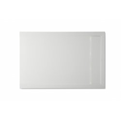 Receveur de douche écoulement linéaire Cover Andromède Blanc - Plusieurs tailles