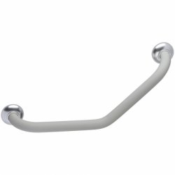 Barre d'appui coudée 135°SOFT adaptée PMR et Séniors, symétrique - Gris Barre d'appui coudée 135°SOFT adaptée PMR et Séniors, symétrique - Gris