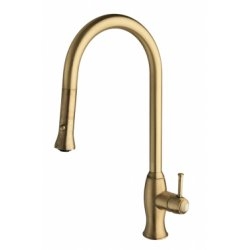 Mitigeur évier rétro CANOVA avec douchette vieux bronze - KA53092 Mitigeur évier rétro CANOVA avec douchette vieux bronze - KA53092